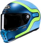 Шлем HJC v10 grape, Blue/Green - фото