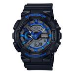 Часы CASIO G-Shock Analog-Digital 'Black Blue', черный - фото