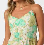 Леона Миди платье в павлиньем зеленом O'Neill - фото 5