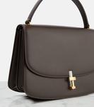 Сумка-тоут Sofia 11.75 из кожи The Row, Dark Chocolate - фото 6