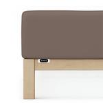 Пружинный лист джерси с эластаном Schlafgut, желтый - фото