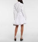 Хлопковая рубашка ALAÏA, белый - фото 3