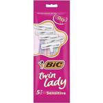 Бритва Twin Lady Sensitive, 5 шт., Bic - фото