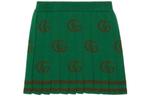 Детская юбка Gucci, зеленый - фото