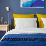 Кружевной чехол для подушки GURLI IKEA, 65x65 см, желтый - фото 4