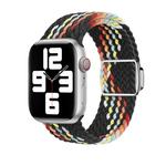 Biaodaige Часы Strap Apple Compatibility Fabric Material, Black Rainbow - фото