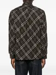 Клетчатая рубашка на пуговицах BURBERRY, коричневый - фото 4