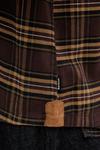 Клетчатая рубашка Wolfwood OS Barbour, коричневый - фото 4