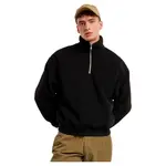 Свитер Urban Classics Oversized Teddy half zip, черный - фото
