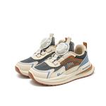 Детские противоскользящие дышащие кеды WARRIOR, бежевый/синий - фото 10