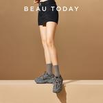 Кроссовки Beau Today Chunky Sneakers Women's Low-top Gray, серый - фото 7