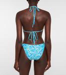 Плавки бикини с принтом Канкуна Melissa Odabash, Blue Leaf - фото 3