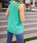 Майка-трендер зеленого цвета Haptics - фото 4