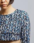 Кроп-топ Printed Long Sleeve Crop Top 8 By Yoox, черный - фото 3