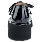 Туфли на платформе женские низкие черные Daphne - фото 3