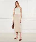 Эффектные кожаные тапочки Michael Kors, коричневый - фото 2