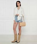 Сумка женская Guess с ремешком-цепочкой, серый - фото 3