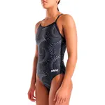 Купальник Arena Fireflow Lightdrop Back, черный - фото 3