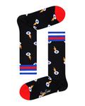 Носки женские Happy Socks с принтом, черный - фото
