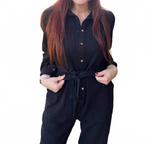 Комбинезон Jump In Line в черном цвете RISEN - фото 4