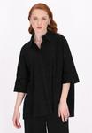 Блузка на пуговицах DreiMaster, черный - фото