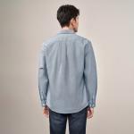 Футболка HLA мужская, сине-серая 22 - фото 3