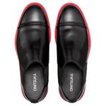 Кроссовки Onitsuka Tiger Side Gore Boot Low 'Black Classic Red' - фото 4