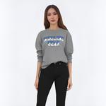 X Thisisneverthat Вязаный свитер Унисекс Светло-серый Champion - фото 4