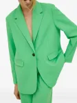 Однобортный пиджак SAMSOE SAMSOE, зеленый - фото 4