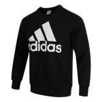 Рубашка adidas Essentials French Terry Big Logo Sweatshirt 'Black', черный - фото