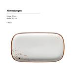 Блюдо Mäser, коричневый/белый - фото 4