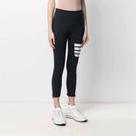 4 Bar Compression Leggings THOM BROWNE, темно-синий - фото 7