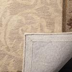 Ковер-дорожка SAFAVIEH, 77 x 305 см, коллекции Empire, Ivory & Light Grey, ручной работы из традиционной европейской шерсти, идеален для помещений с высокой проходимостью в гостиной, спальне (EM414C) - фото 4