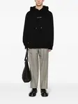 Худи с вышитым логотипом Lanvin, черный - фото 2