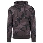 Худи Urban Classics High Neck Camo, серый - фото 3