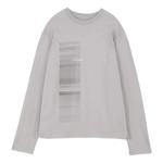 Футболка diffusion graphic long shirt tee 'mid grey' A-Cold-Wall*, серый - фото