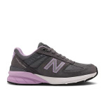 Кроссовки New Balance Wmns 990V5 Made In Usa 'Lead Dark Violet Glow', серый - фото