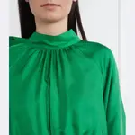 Шелковое платье Эббали Samsøe Samsøe, зеленый - фото 3