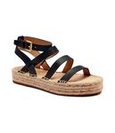 Кожаные сандалии Полли Lauren Ralph Lauren, черный - фото