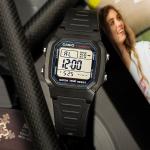 Часы CASIO Waterproof Sports Analog Mens Black Digital, черный - фото 2