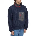 Куртка с контрастными карманами из искусственной овчины Patagonia, marine синий & wax красный/newa - фото 8