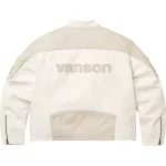 Supreme Куртка Vanson Leathers из кордуры и хлопка, Denim/Denim - фото 8