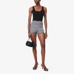 Шорты хлопковые Amy Lynn Danica в клетку, черный - фото 2