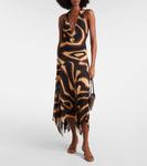 Платье миди из муслинового джерси Labirinto Pucci, Black Gold - фото 2