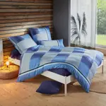 Наволочка Erwin Müller синяя 40x80 см - фото 4