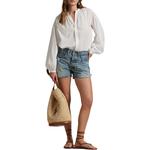 Потертые джинсовые шорты Polo Ralph Lauren, синий - фото 3