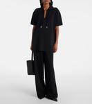 Полтавский топ-крэп Max Mara, черный - фото 2