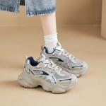 Кроссовки AGSDON Chunky Sneakers Women's Low-Top, бежевый - фото 3