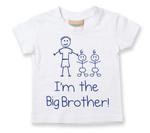 Футболка «Я большой брат-близнец» 60 SECOND MAKEOVER, белый - фото