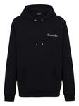 Толстовка с капюшоном и вышитым логотипом Balmain, черный - фото